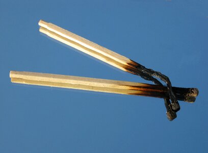 Matches pair burnout