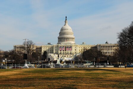 US Capitol Building in Winter - Washington DC United States photo