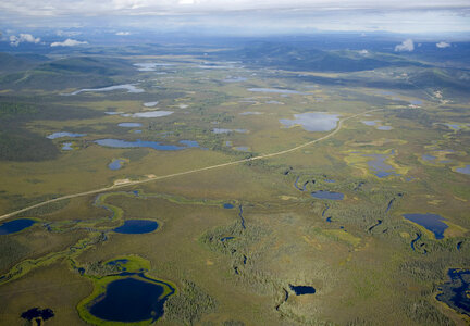 Aerial view of Tetlin National Wildlife Refuge-2 photo