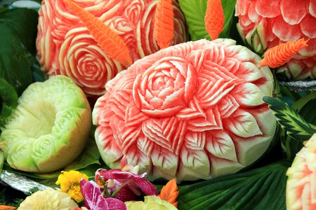 Decoration melon carving