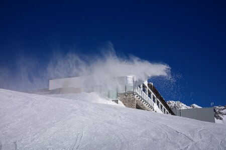 Wind cold snow storms photo