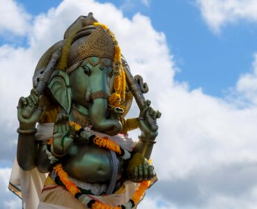 Hindu deity statue photo