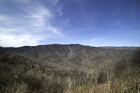 Mountain Landscape in Great Smoky Mountains National Park, North Carolina