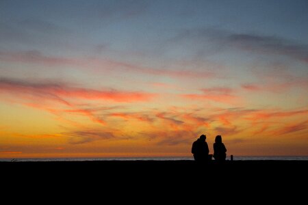 Sunset romantic romanticism