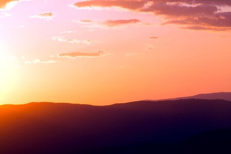 Dawn high land nature