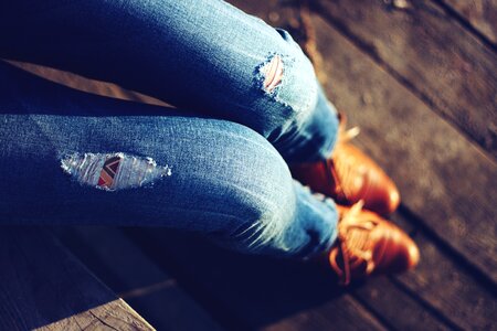 Zara boyfriends blue vintage