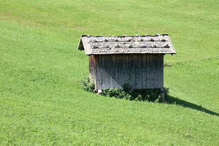 Green mountain hut