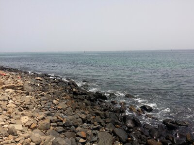 Water sea stone photo