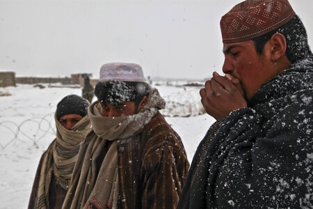 Persons winter frozen