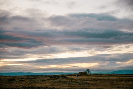 Rural Iceland Sunset photo
