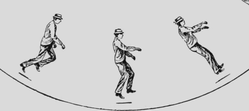 Descriptive Zoopraxography Boys Playing Leap-frog Animated 13