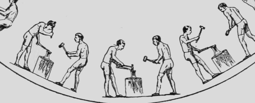 Descriptive Zoopraxography Village Blacksmiths Animated
