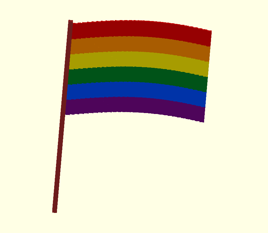 Traditional Gay Pride Flag 1973 Animated.gif