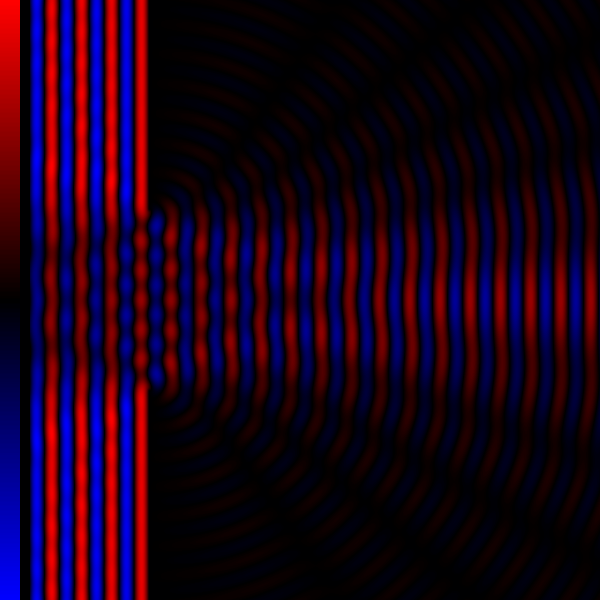 Six waves slit diffraction dirichlet bw.gif