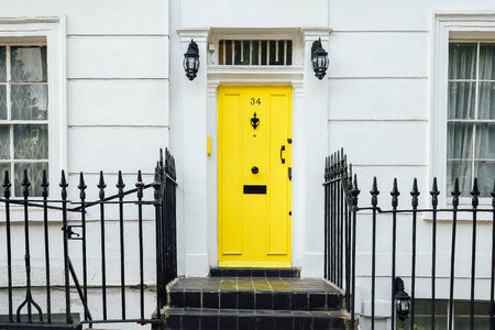 Yellow Front Door photo