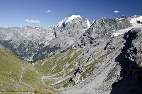 Passo stelvio mountains pass photo