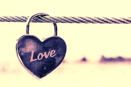 Love Heart Padlock photo