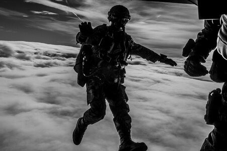 Jumping training military