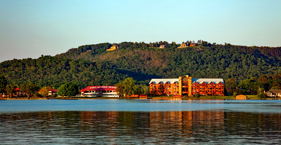 Lake Guntersville landscape in Alabama photo