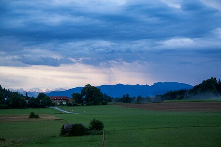 Evening grey blue