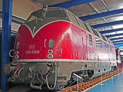 Locomotive museum tracked vehicle photo