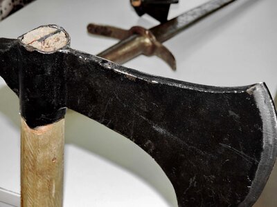 Blade cast iron handmade
