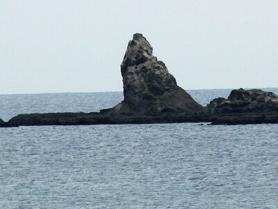 Sea rock stone