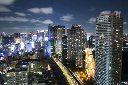 7 Night view in Tokyo photo