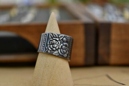 Handmade ring stainless steel photo