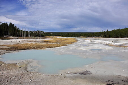 Thermal Field at Yellow Stone National Park photo