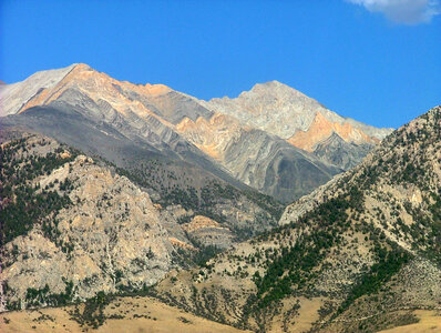 Mountains Around Borah Peak, the highest point in Idaho photo