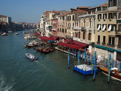 Bowever gondolas canale grande photo