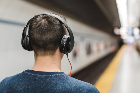 Walking Headphones Listen photo
