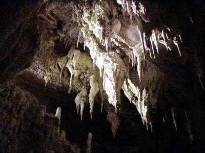 Beautiful cave crystal