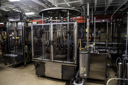 Bottling and filling machine at Maker's Mark photo