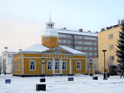 The old Town hall in Kajaani, Finland photo