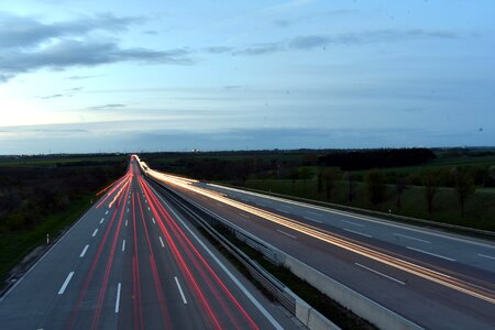 Grass highway landscape