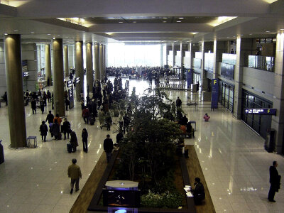 Arrivals Area at Incheon Airport, South Korea photo