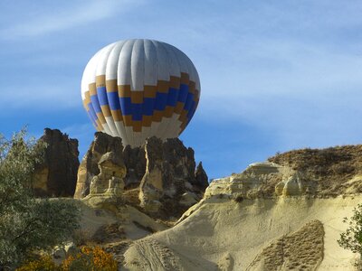 Rock formations turkey landscape photo