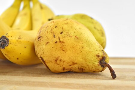 Banana organic pear photo