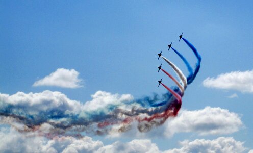 Stunt aerobatics flight