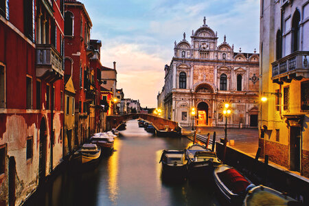 Venice Sunset Italy photo