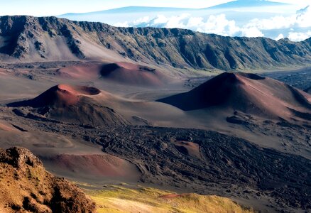 Canyon crater valley