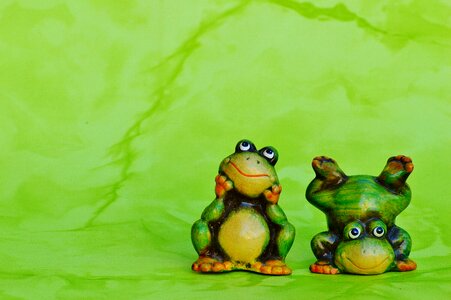 Funny green animal