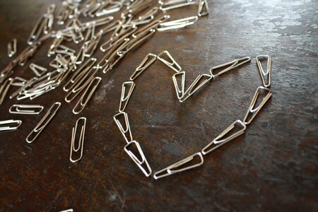 Safety Pins Heart photo