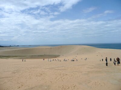 Tottori Sand Dunes. located near the city of Tottori photo