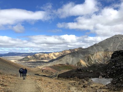 Ascent geology hiker photo