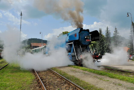 Old Steam Locomotive photo