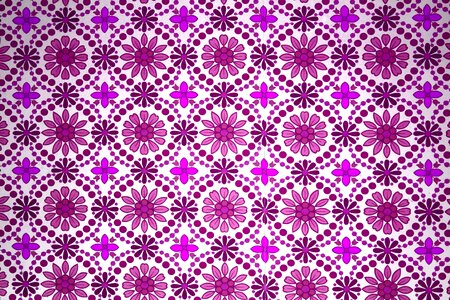 Flowers pattern pink