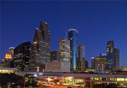 Downtown cityscape texas photo
